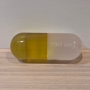 Jonathan Adler Acrylic Pill in Yellow